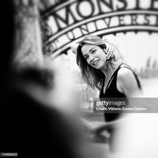 Stefania Rocca attends 2013 Giffoni Film Festival photocall on July 19, 2013 in Giffoni Valle Piana, Italy.