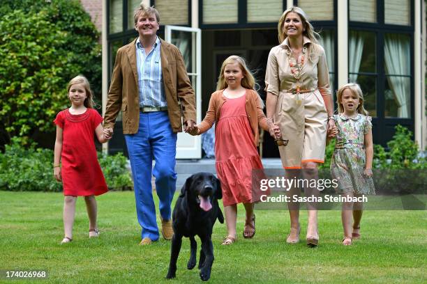 Princess Alexia of the Netherlands, King Willem-Alexander of the Netherlands, Crown Princess Catharina-Amalia of the Netherlands, Queen Maxima of the...