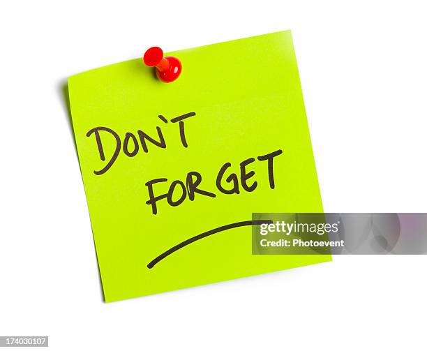 reminder - forgot something stockfoto's en -beelden