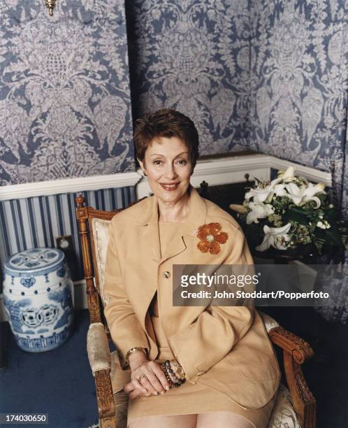 American businesswoman Evelyn Lauder , circa 1990.