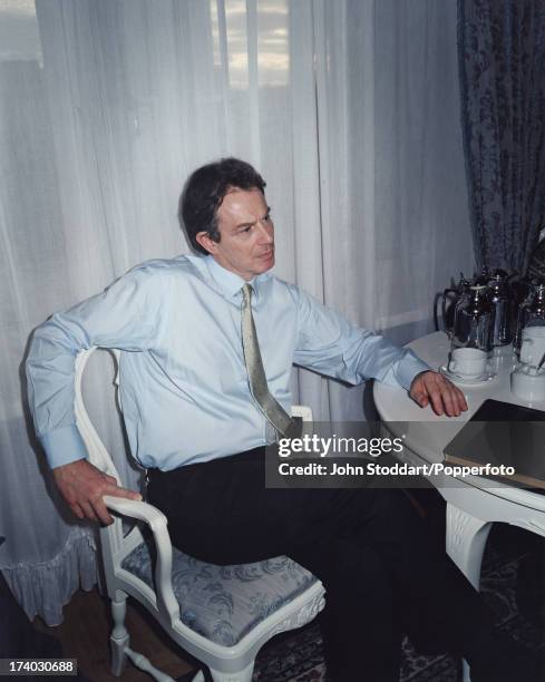 British Prime Minister Tony Blair, circa 2000.