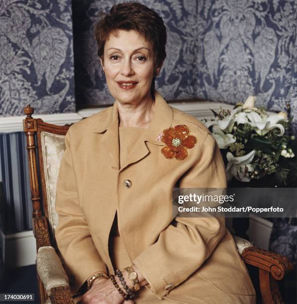 American businesswoman Evelyn Lauder , circa 1990.