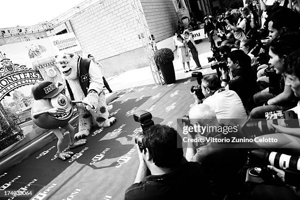 Photographers are seen at the photocall 2013 Giffoni Film Festival photocall on July 19, 2013 in Giffoni Valle Piana, Italy.