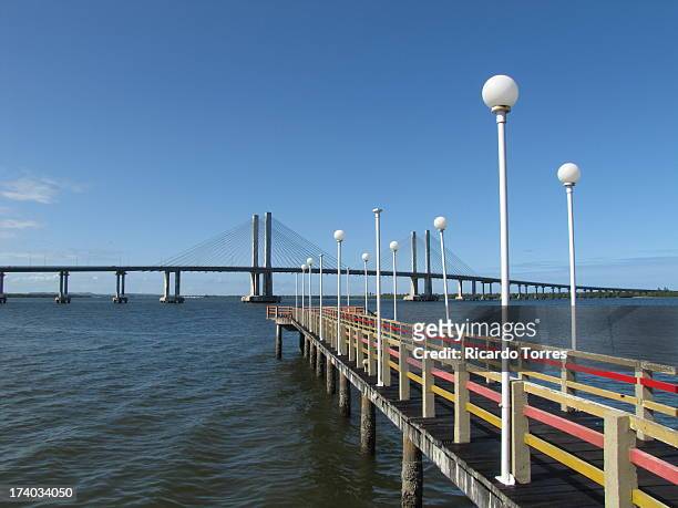 aracaju barra bridge - brasil sergipe aracaju foto e immagini stock