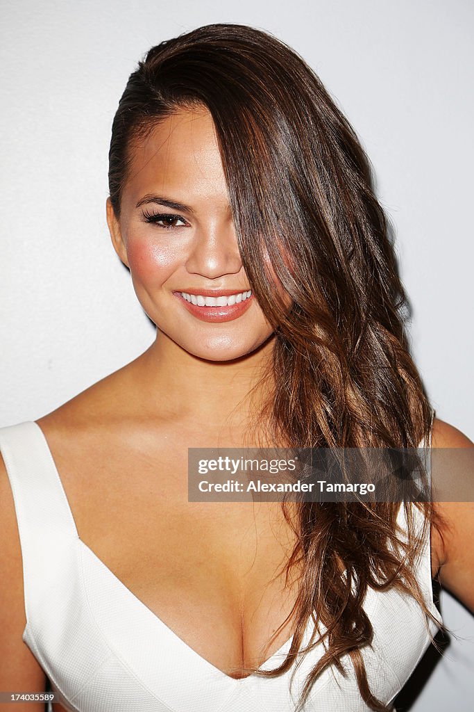 Chrissy Teigen for TRESemme at Mercedes-Benz Fashion Week Swim 2014