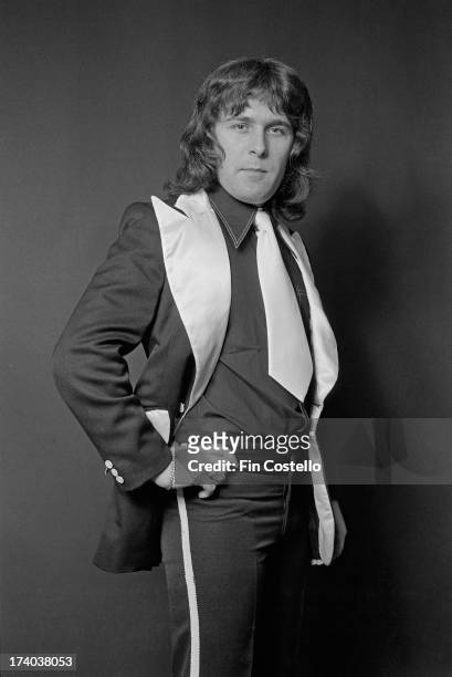 26th SEPTEMBER: Bass guitarist Ray Stiles from glam-rock group Mud posed in London on 26th September 1973.
