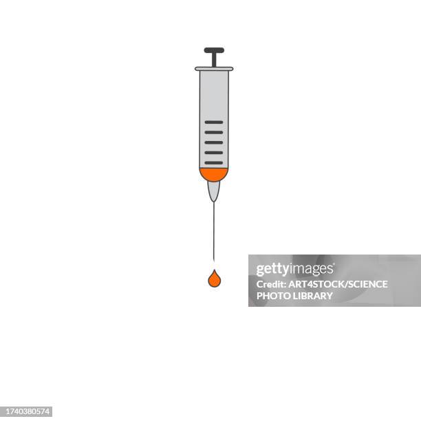 illustrazioni stock, clip art, cartoni animati e icone di tendenza di platelet rich plasma injection, conceptual illustration - lifting