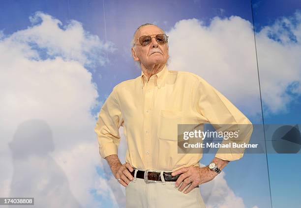 Comic book writer Stan Lee attends Day 2 of The Samsung Galaxy Experience on July 19, 2013 in San Diego, California.