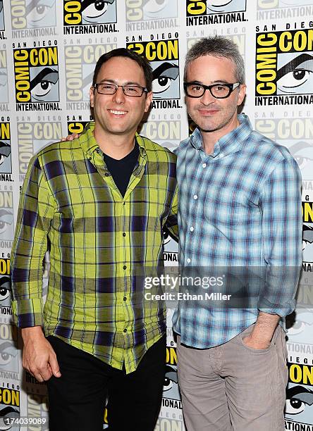 Executive producers Mark Goffman and Alex Kurtzman attend the "Sleepy Hollow" press line during Comic-Con International 2013 at the Hilton San Diego...