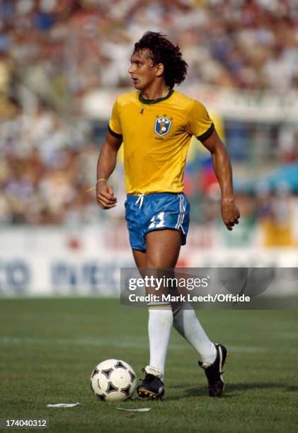 Football World Cup 1982, Brazil v Italy, Eder.