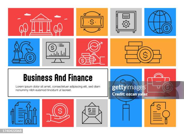 business and finance related vector banner design concept. global multi-sphere ready-to-use template. web banner, website header, magazine, mobile application etc. modern design. - hand phone timer stock illustrations