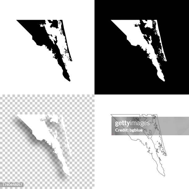 Currituck County North Carolina Karten Fr Die Gestaltung Leere Weie Und Schwarze Hintergrnde, Stock-Foto