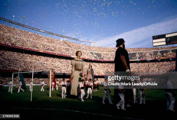 World Cup Football 1982 - Opening Cermony - Nou Camp, Barcelona.