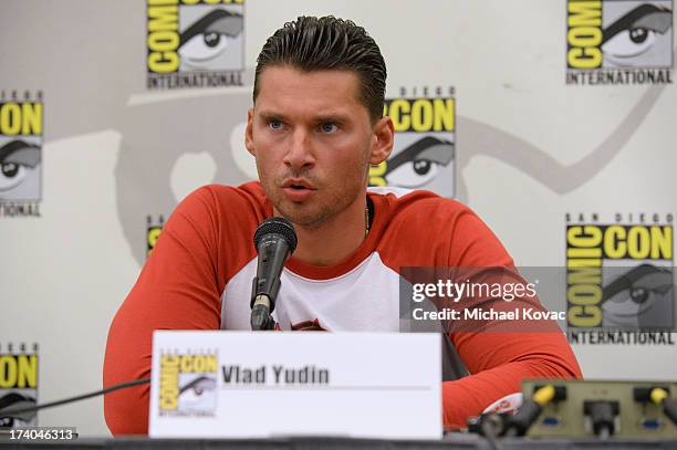 Writer and director Vlad Yudin attends the "ARCANA Comics: HeadSmash'ing Into Comics, Film, and More" during Comic-Con International 2013 at San...