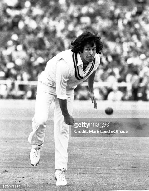 June 1979 Cricket world cup - England v Pakistan - Imran Khan bowling.