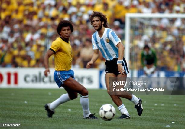 World Cup 1982, Argentina v Brazil, Alberto Tarantini.