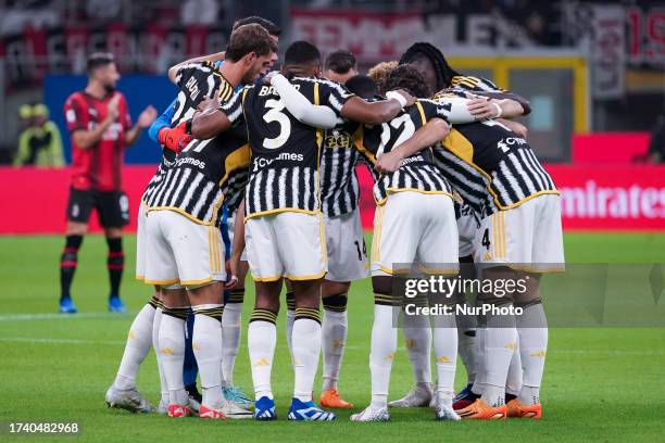 Juventus FC during AC Milan vs Juventus FC, Serie A, at Giuseppe Meazza Stadium on October 22th, 2023.