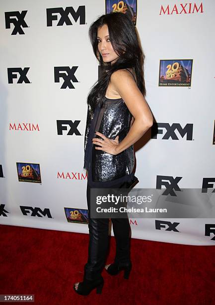 Actress Kelly Hu attends the Maxim, FX and Home Entertainment Comic-Con Party on July 19, 2013 in San Diego, California.