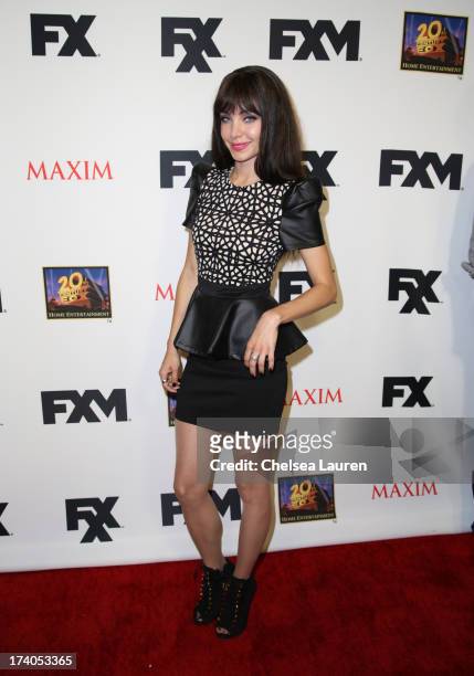 Ksenia Solo attends the Maxim, FX and Home Entertainment Comic-Con Party on July 19, 2013 in San Diego, California.