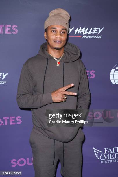 Cory Hardrict attends Soul Mates Hollywood Movie Premiere on October 16, 2023 in Los Angeles, California.