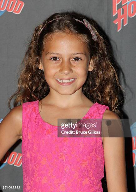 Nicolette Pierini poses at the "Tio Papi" Photo Call at Planet Hollywood Times Square on July 19, 2013 in New York City.