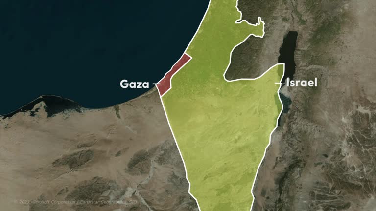 Gaza Map Simplified Israel Gaza Map Videos and HD Footage - Getty Images