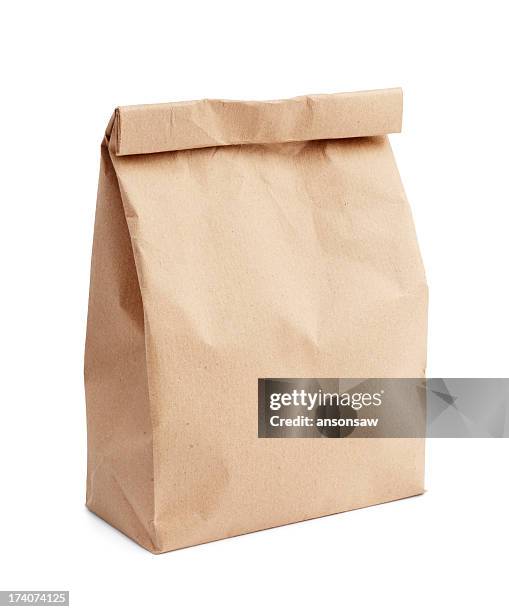 lunchbox - paper bag stock-fotos und bilder