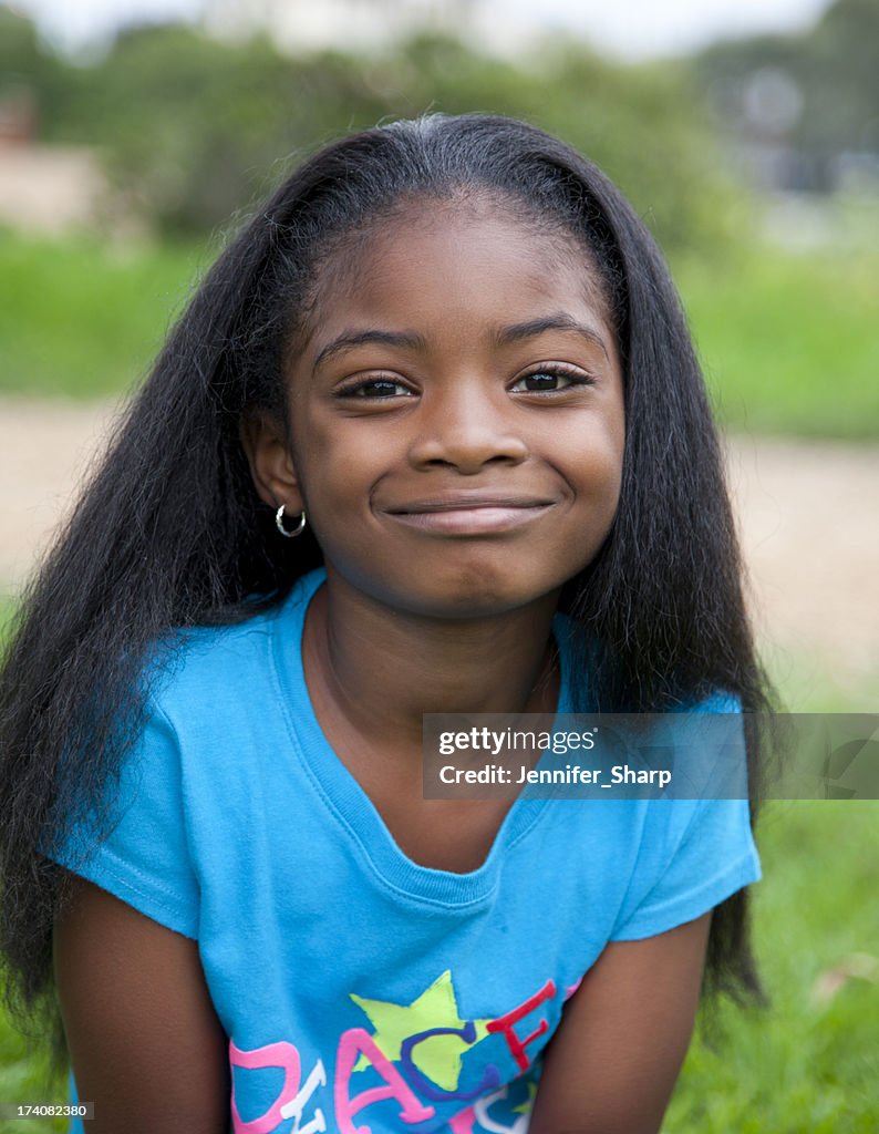 Beautiful 5 Year Old African American Girl High-Res Stock Photo - Getty  Images