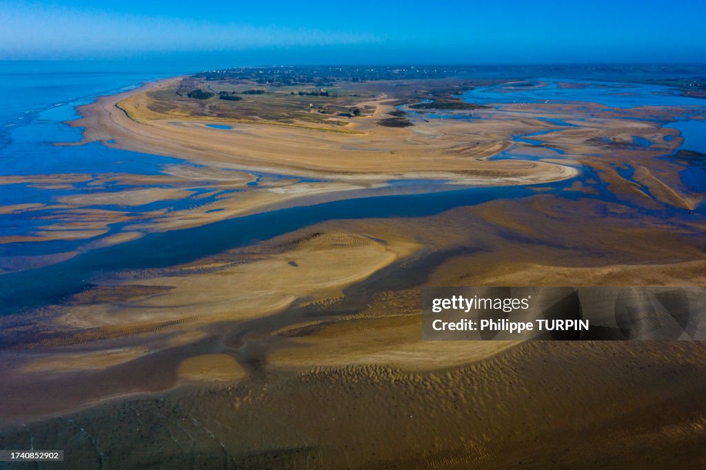 France, Manche, Cotentin. Agon-Coutainville, la pointe d'Agon