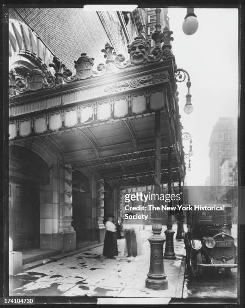 Entrance to the Schubert Theatre, 223 - 231 West 44th Street, New York, New York, 1917.