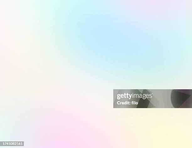 ilustraciones, imágenes clip art, dibujos animados e iconos de stock de pastel light abstract cotton candy modern gradient background - pastel intensidad del color