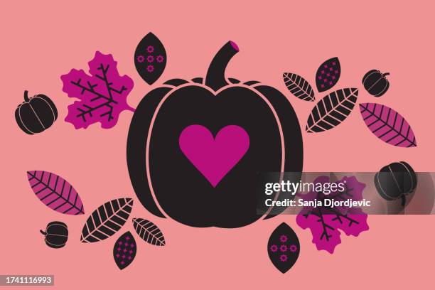illustration of pumpkin - happy-thanksgiving-classy-elegant stock illustrations
