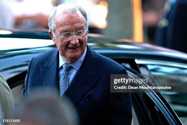 King Albert II of Belgium attends the 'Bal National' Held Ahead Of Belgium Abdication & Coronation on July 20, 2013 in Brussels, Belgium.