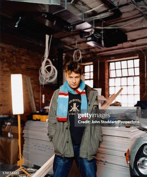 British chef Jamie Oliver, circa 1998.