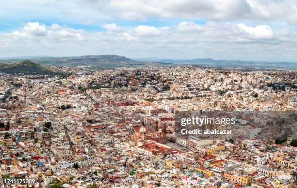 zacatecas cityscape - mexican culture stock pictures, royalty-free photos & images