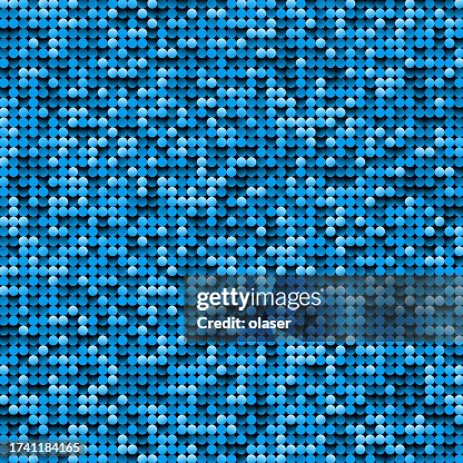 Blue Dots Array Engaging 3d Matrix Of Blue Dots Forming A Structured Background Pattern ...