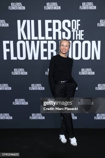 Anne-Charlotte Pontabry attends "Killers of the Flower Moon" VIP Screening at Cinema UGC Normandie on October 17, 2023 in Paris, France.