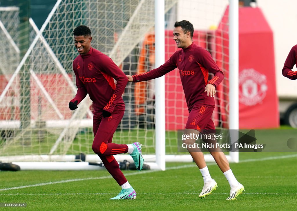 Manchester United Press Conference and Training Session - Trafford Training Centre - Monday 23rd October