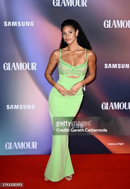 Vick Hope attends the Glamour Women of The Year Awards 2023 at One Marylebone on October 17, 2023 in London, England.