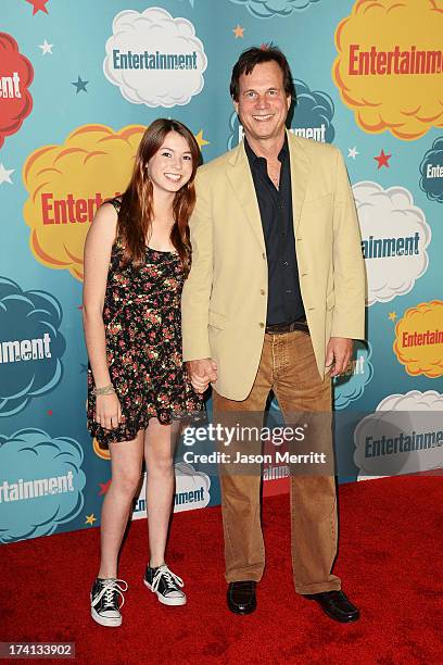 Actor Bill Paxton and daughter Lydia Paxton attend Entertainment Weekly's Annual Comic-Con Celebration at Float at Hard Rock Hotel San Diego on July...