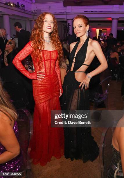 Jess Glynne and Lily Allen attends the Glamour Women of The Year Awards 2023 at One Marylebone on October 17, 2023 in London, England.