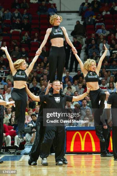 Timberwolves Members Members of the Minnesota Timberwolves Extreme Team perform for the ...