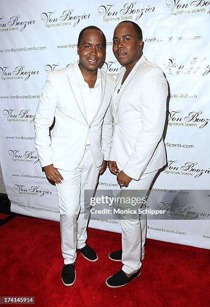 Celebrity Publicists Antoine & Andre Von Boozier attend The Von Boozier "Candles For A Cause" One Year Anniversary Event at Taj II on July 20, 2013...