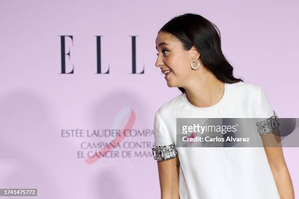 Victoria Federica de Marichalar y Borbón attends the "ELLE Cancer Ball" photocall at the Royal Theater on October 17, 2023 in Madrid, Spain.
