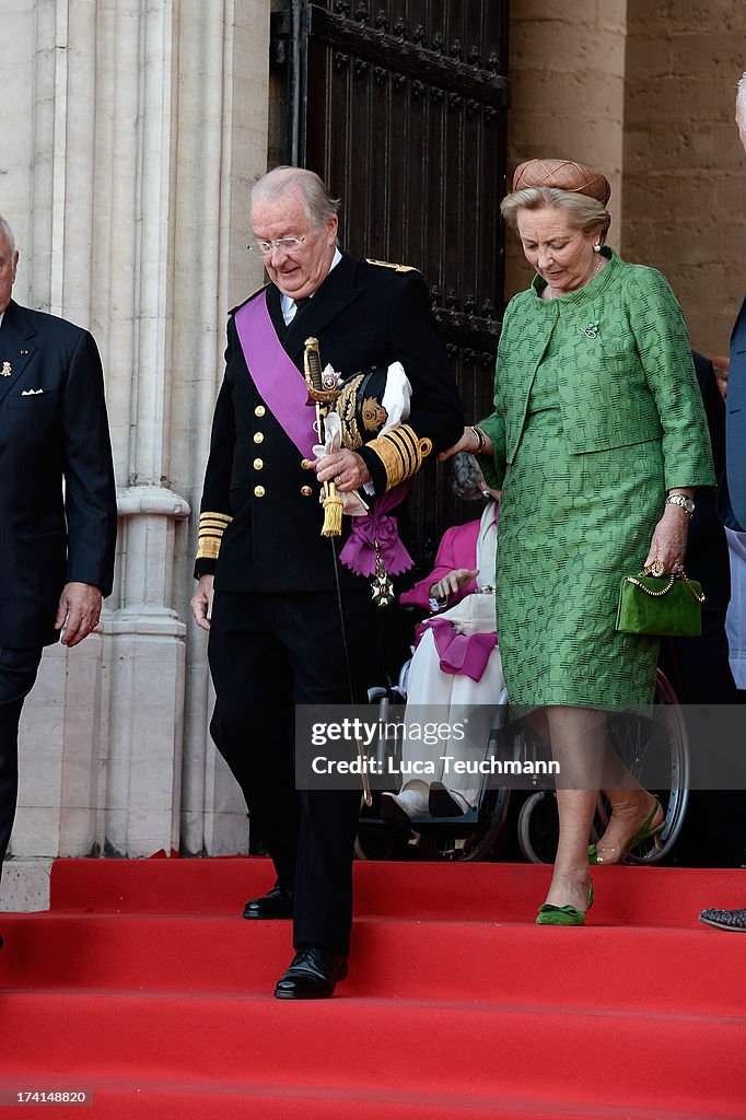 Abdication Of King Albert II Of Belgium & Inauguration Of King Philippe