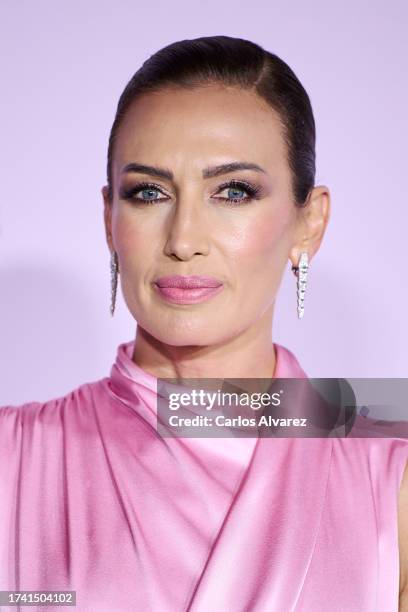 Nieves Alvarez attends the "ELLE Cancer Ball" photocall at the Royal Theater on October 17, 2023 in Madrid, Spain.