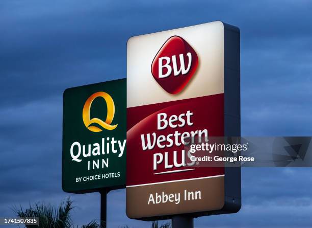 Custom Sign Quality Inn 89 Quality Inn Hotel Stock Photos, High-Res Pictures, and Images ...