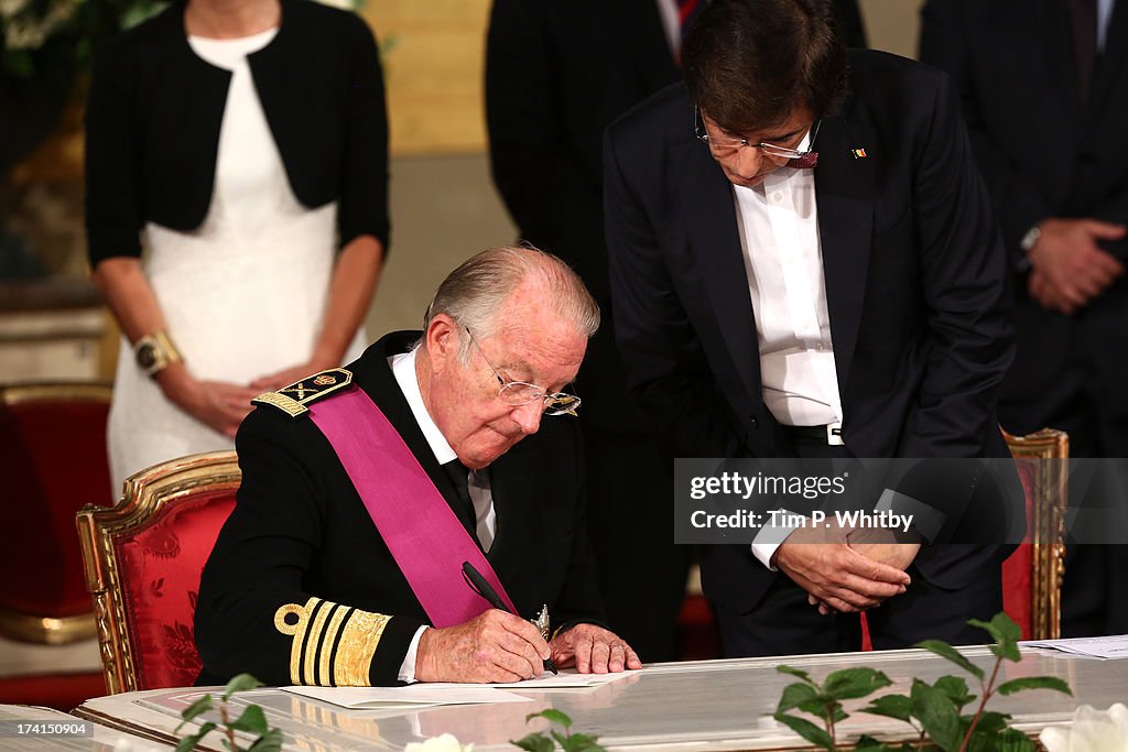 Abdication Of King Albert II Of Belgium, & Inauguration Of King Philippe