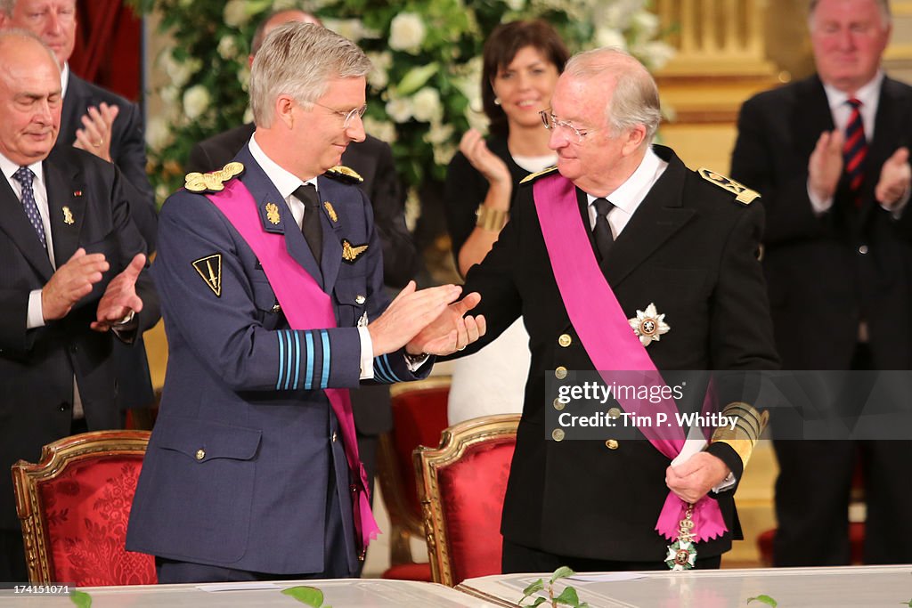 Abdication Of King Albert II Of Belgium, & Inauguration Of King Philippe