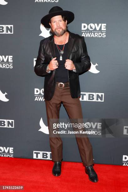 Zach Williams attends the 54th Annual GMA Dove Awards at Lipscomb Allen Arena on October 17, 2023 in Nashville, Tennessee.